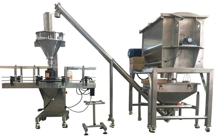 Automatic DUAL Linear Auger Filler (two Filling Stations)