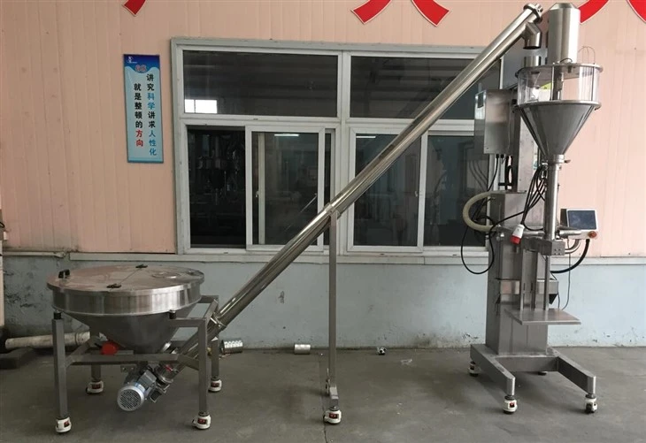 Fill-To-Weight Auger Filler Model DCS-1B-331