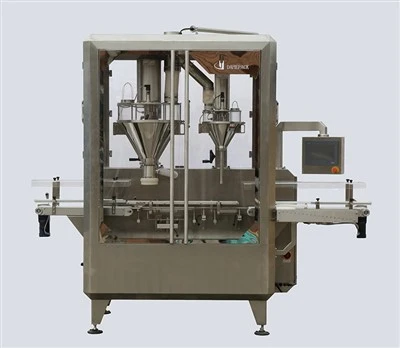 Milk Powder Tin Can Vacuum Nitrogen Flush Sealing Packing Line